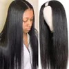 U Part Straight Human Hair Wigs Brazilian Hair No Leave Out Glueless Natural Color V Part Straight Human Hair Wigs for Women