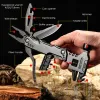 Hammer QUK Multifunctional Wrench Hammer Combinational Tool Universal Folding Plier EDC Adjustable Wrench Outdoor Survival Camping Tool