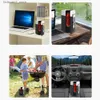 Холодильники Морозильные камеры USB-холодильник с хладагентом Портативный мини-охладитель / обогреватель для банок для напитков подходит для автомобилей, ноутбуков, ПК, черный и красный 2022 Q240326