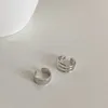 Hoop Huggie Fashionable Cross Clip Earrings Lämpliga för kvinnor Söta pärlkubiska zirkoniumörhängen Operficerade smyckesuppsättningar 240326