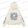 Men's Hoodies Sweatshirts Heavy Fabric Cotton Flower flag Letter Print Hoodie Men Couple Oversized Fashion cotton casual HipHop Hoodedpullover T240326