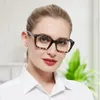 Sunglasses Oversized Reading Glasses For Women Designer Reader Presbyopia Eyewear Prescription Square Eyeglasses With Spring Hinge