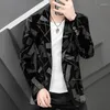 Men's Suits Corduroy Suit For Men Young Slim Small Formal Single West Jacket Outside Spring And Autumn Comfortable Coat