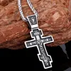 Pendant Necklaces Hip Hop Jesus Religious Beliefs Various Crosses Viking Nordic Men's Amulet Jewelry Fashion Punk Charm Chain