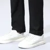 Mingyu marka wiosna lato nowe fi busin proste mężczyźni swobodne spodnie 98% Cott Khaki Gray Man Spodnie plus rozmiar 28-40 e54p#