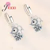 Boucles d'oreilles pendantes en argent Sterling 925 pour femme, bijoux à la mode, goutte d'eau, Zircon cubique, cristal, souris, cadeau d'anniversaire