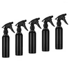 Bouteilles de stockage 5pcs Aluminium Spray Vide Atomiseurs de brume rechargeables Distributeurs de pulvérisateur d'eau pour le nettoyage des solutions de plantation essentielles