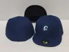 2023 angepasste Baseball-Mütze für Herren, Königsblau, Mischung, Bestellgröße, geschlossen, flache Bill-Basis, Ball-Snapback-Kappen, Bone Chapeau, rosa Krempe, Größe 7–8