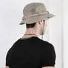 cket hat hommes été respirant Panama chapeau coton jungle filet de pêche chapeau randonnée plage protection solaire chapeau hommes chapeau de protectionC24326