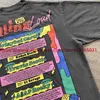 T-shirts hommes 2024ss Rolling RL EXCLUSIF MIA 23 LINE UP T-shirt Hommes Femmes Haute Qualité Lavé Graffiti Top Ts T-shirt T240325