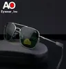 Occhiali da sole da aviazione Uomo 2018 occhiali da guida pilota American Army Optical AO SunGlasses occhiali5821968