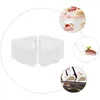 Take Out Containers Small Plastic Lids Triangular Cake Box Food Disposable Cheese Storage