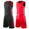 5 färger män basket tröjor kit snabb torr andas dubblar jersey anpassad ärmlösa manliga sportuniformer 240312