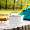 1pc 3.43gal Boîte d'isolation pratique, réfrigérateur à pique-nique, refroidisseur de pêche parfait pour le camping, emporte-pièce de livraison - Gardez votre nourriture fraîche et fraîche