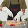 Gants de barbecue, gants de gril résistants à la chaleur, gants de cuisson pour barbecue, gants longs imperméables et résistants à l'huile, gants de four en caoutchouc de silicone liquide