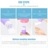Lagringsflaskor Silkisla gelflaskor påfyllningsbara lotionhållare Emulsion Subpackaging Hand Soap Travel Size Containrar