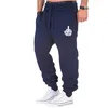 hot Sale Printed Men Jogger Pants Bodybuilding Gyms Pants Casual Outdoor Sweatpants Running Pants 5 Colors D6hm#