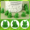 Figurines décoratives 80 pièces Mini grenouille décor de jardin minuscule résine verte Miniature extérieur et maison