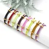 Braccialetti con ciondoli Bracciale regolabile multicolore di lusso Moda senza sbiadimento Filo di acciaio inossidabile Corda impermeabile per gioielli da uomo e donna