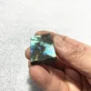 Collane con ciondolo Cristallo naturale Pietra di luna Ornamento di pietre preziose grezze Quarzo lucido Labradorite Artigianato Decorazione di pietre curative