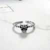 Cluster Rings Punk Vintage Skull For Women Charming Ring Bohemian Wedding Fashion Jewelry Party Gifts