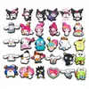 Baby Mädchen Kuromi Melodie Katzen Anime Charms Großhandel Kindheitserinnerungen lustiges Geschenk Cartoon Charms Schuhzubehör PVC Dekoration Schnalle weiche Gummi-Clog-Charms