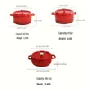 1pc Cast Iron Pot with Lid, Multifunctional Rice Enamel Non Stick Pot, Used Stewing, Soup Making, Cooking, for Oven, Induction Cooker, Halogen and Gas, Electric