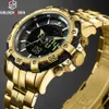 Topmerk GOLDENHOUR Luxe herenhorloge Automatische klok Sporthorloges Digitale militaire man Polshorloge Relogio Masculino Dour294i