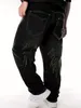 hip Hop Embroidered Loose Fitting Wide Leg Jeans For Men, Y2k Casual High Street Mop Pants, New Large Trendy Skateboard Pants i1kN#