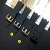 28mm schwarze Natur Gummi Silicon Watchband Männer Watch Band für Gurt für Gürtel Offshore Oak On1253n