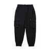 prowow Primavera Autunno Nuovi uomini Hip-Hop Pantaloni sportivi stile Harem nero con multi-tasca Ribb Casual Streetwear J555 #