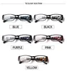 Óculos de sol Treurezing Reading Glasses Men e Women Blue Blocking Retro Fashion Frame Prescription Ofeeglasses 0-- 400
