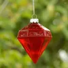 Christmas Decorations Glass Painted Ball Diamond Tree Ornament