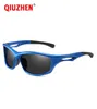 Óculos de sol men039s envoltório em torno de esportes polarizados para atletas correndo com quadro e lentes polarizadas antiuv óculos de sol 28526327