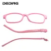 AGE 1013 Years Kids Eyeglasses Frame Ultralight Glasses For Children 14G TR90 Silicon FrameTemple Screwless Eyewear49mm15mm 240322