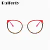 Lunettes de soleil Cadres Ralferty Twocolor Cat Eye Lunettes Cadre Dames Mode Oculaire Anti Lumière Bleue Lunettes Femmes Spécifications Optiques