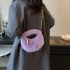 Designer di moda di lusso Tote bags Borsa da donna in peluche 2023 Nuova borsa Borsa da donna a tracolla con tracolla in stile occidentale alla moda e alla moda