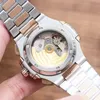 Guarda MENS ALTA QUALITÀ MEVIZIONE MECCANICA AUTOMATICA ORGRIAGGIO 40MM ACCIAIO IN INCENDIO IN ASSIGLIO 316L 3 316L Fine inossidabile Montre de Luxe Business Orgelli da polso