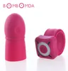 Silicone punta del pene vibratore glande estensore manica vibratore a distanza senza fili cazzo ritardo eiaculazione prodotti anello giocattolo del sesso per gli uomini Y18348426