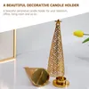 Candle Holders Christmas Candlestick Tealight Holder Creative Desktop Adornment Decorations Xmas Stand The Candleholder Tabletop