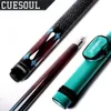 Cuesoul 58 tum 19oz 12 Maple Biljard Stick Pool Cue Set 115mm1275mm Tipweight Justerbar 240311