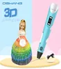 Ny barn 3D -skrivare penna med USB RP800A PLA ABS Filament Diy Toy Birthday Gift Ritning9192522