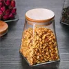 Garrafas de armazenamento Caixa de cozinha Comida Resistente ao calor Vidro pode lanche frutas secas chá alto borosilicato