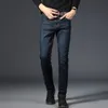 black Distred Jeans Blue Men's Fi Jeans Busin Casual Stretch Slim Jeans Trousers Denim Pants Male Urban Clothes 28-40 y9Ff#