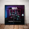 Caligrafia M83 Apresse-se, estamos sonhando música álbum capa cartaz impressão em tela decoração de casa pintura de parede (sem moldura)