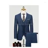 Costumes pour hommes Blazers Hommes sur mesure robe de mariée marié pantalon blazer affaires haut de gamme pantalon classique Sa07-59599 Drop Delivery A Dhuvg