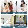 Stick Mini Bluetooth Wireless Selfie Stick Treppiede Monopiede video allungabile con otturatore remoto per iPhone Xiaomi Smartphone