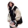 Lettre rétro américaine brodée vestes et manteaux femmes Y2K rue Hip Hop tendance uniforme de baseball Harajuku veste décontractée ample 240319