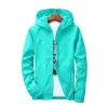 2024 Maschio primaverile e autunno Nuovo FI Casual Windbreaker Zipper con cappuccio con cerniera giacche da parco caldi per uomo Trovaggio streetwear H2ZK#