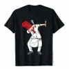 Dabbing Hibachi Chef Funny T-Shirt Cott Fitn Tees 클래식 남성 탑 티셔츠 꽉 스트리트웨어하라 주쿠 F2MJ#